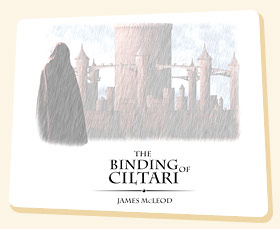 Website for 'The Binding Of Ciltari' a yet-to-be-released fantasy series