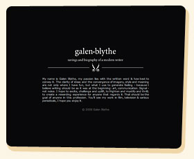The online home of Galen Blythe