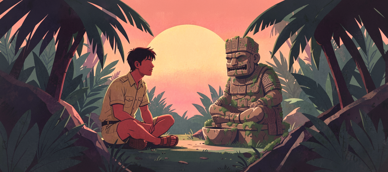 Cover artwork for the short story Wonderlust.