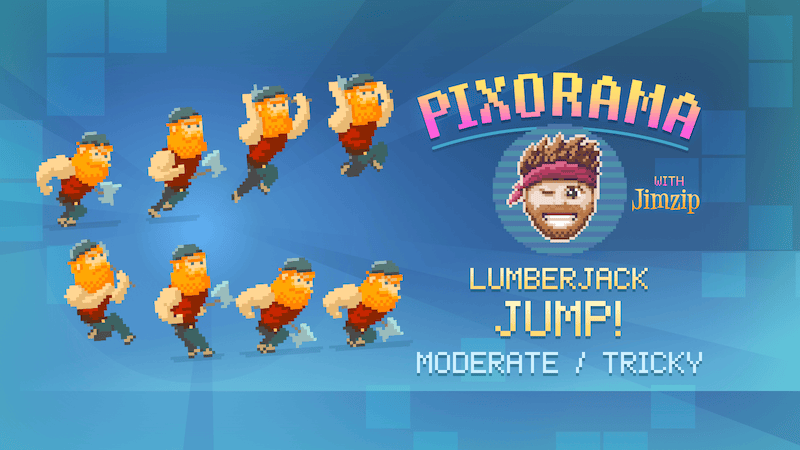 Pixorama episode poster for Lumberjack Jump!.